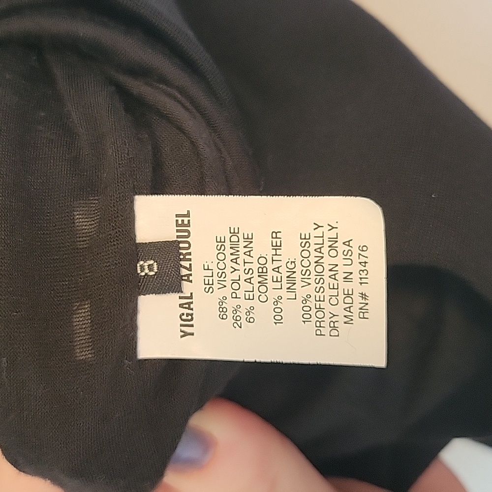 Authentic Yigal Azrouël New York Black Dress - Picture 8 of 9